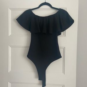 off the shoulder bodysuit